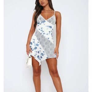 White Fox Boutique Blue Ivy Mini Dress